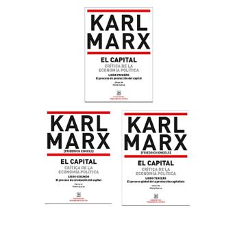 El capital. Crítica de la economía política (3 vol.)
