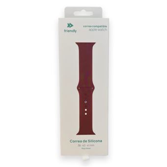 Correa de silicona Friendly Rojo Mora para Apple Watch 38/40/41mm