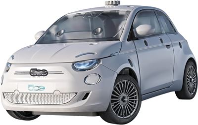 Clementoni build fiat 500 eléctrico