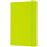 Cuaderno Moleskine Classic pocket rayas tapa dura verde limón_1