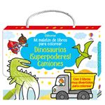 Mi Maletin De Libros Para Colorear 2 Dinosaurios Superpodere
