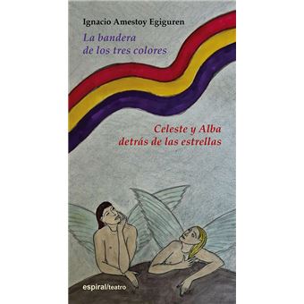 La bandera de los tres colores / Celeste y Alba detrás de la