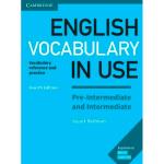 English Vocabulary In Use Pre-Intermediate And Intermediate Book With Answers