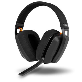 Auriculares inalámbricos con micrófono Gaming Krom Kanji Negro PS5