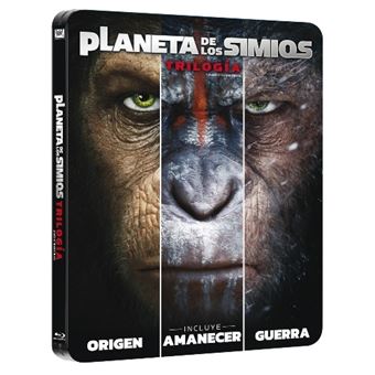 El Planeta de los Simios La Trilogía - Steelbook Blu-Ray