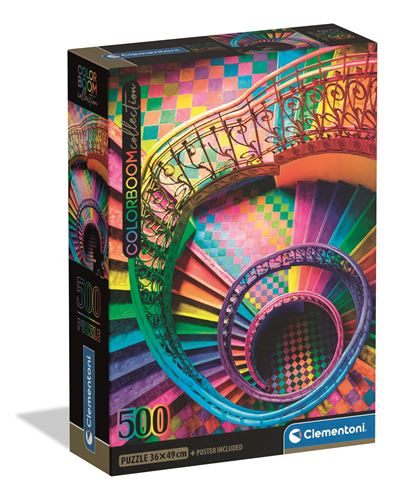 Puzzle clementoni 500 colorboom stairs comp