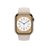 Apple Watch S8 41mm LTE Caja de acero inoxidable Oro y correa deportiva Blanco estrella