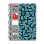 Agenda 18 Meses Miquelrius Plus Semana Vista Catalán Geo Garden 2026-27