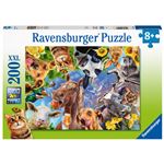 Puzzle Ravensburger Divertidos animales de la Granja 200 piezas XXL