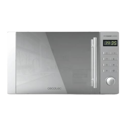 Microondas Cecotec Proclean 5120 Flatbed Mirrordoor 700w Con Grill 20l