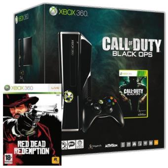 Xbox 360 250 GB + Call of Duty Black Ops + Red Dead Redemption