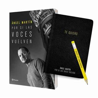 Pack Por Si Las Voces Vuelven + libreta y lapicero - Ángel Martín -5% en  libros