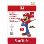 Tarjeta Micro SD Express Sandisk 256GB para Nintendo Switch 2