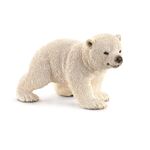 Figura schleich cría de oso polar corriendo