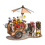 Puzzle 3D Robotime Blossom Cart