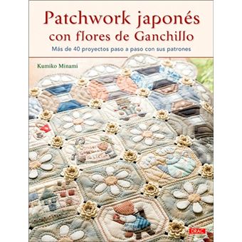 Patchwork japones con flores de gan