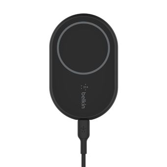 Cargador inalámbrico magnético Belkin BoostCharge para coche 10 W Negro -  Cargador para teléfono móvil