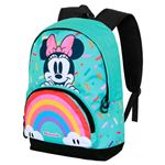 Karactermania Turquesa Mochila Hs Fan 3.0 Disney Minnie Mouse Rainbow