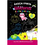 Rasca i pinta unicorns fosforescents