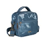 Bolsa Isotérmica Milan Porta Alimentos 3,5l Con 3 Recipientes, Serie Lava, Azul
