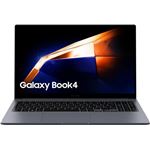 Ordenador portátil Samsung Galaxy Book4 Ultrafino, Intel Core i5-1335U, 16GB RAM, 512GB SSD, Intel Iris Xe Graphics, Windows 11 Home, 15,6" Full HD LED, Gris