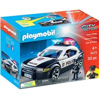 Playmobil 5187 City Action Coche de Policía con Lancha Playmobil