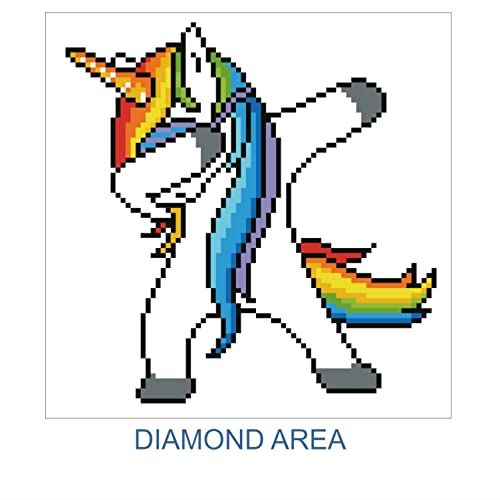 Kit Pintura con Diamantes Diamond Dotz Unicornio Dab