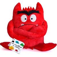 Peluche Monstruo de colores (rojo)