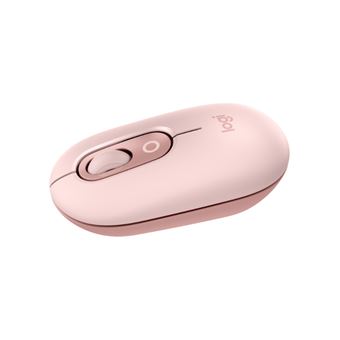 Ratón inalámbrico Logitech Pop Emoji Rosa