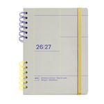 Agenda Escolar Miquelrius Plus Wire-o Semana Vista Catalán Gris Back To Basics 2026-27