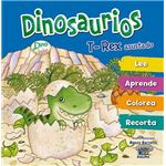 Dinosaurios t-rex asustado
