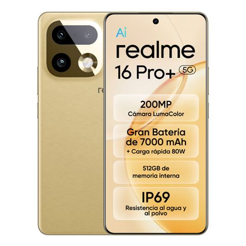 Realme 16 Pro+ 5g 6,83" 512gb Master Gold
