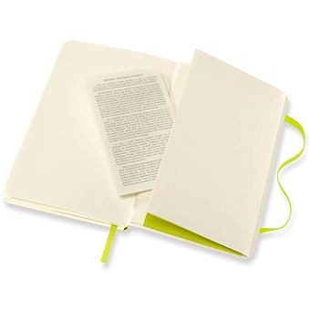 Molester popular demasiado Cuaderno Moleskine Classic large rayas tapa blanda verde limón - Cuaderno -  Los mejores precios | Fnac