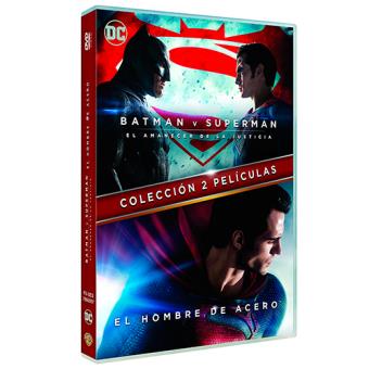 Pack El hombre de acero + Batman vs. Superman - DVD - | Fnac