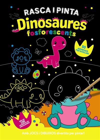Default Constructor Rasca I Pinta Dinosaures Fosforescents - Varios Autores (Autor), Núria Riera I Fernández (Traducción)