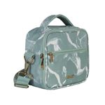 Bolsa Isotérmica Milan Porta Alimentos 3,5l Con 3 Recipientes, Serie Lava, Verde