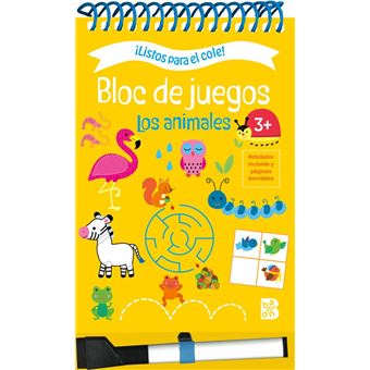 Listos Para El Cole Bloc De Juegos Los Animales +3