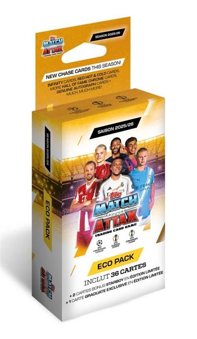 Eco pack cartas math attax ucl 25-26