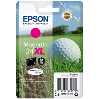 Cartucho de tinta Magenta Epson 34XL C13T34734010 - 1