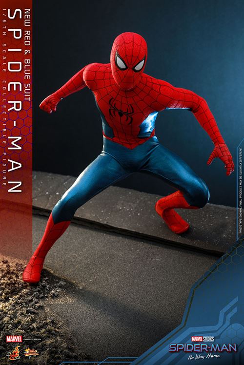 Figura Hot Toys Marvel No Way Home Spiderman Traje final 28cm