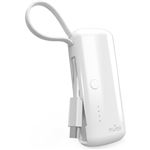 Powerbank Puro Power Link 5000 mAh con cable integrado USB-C Blanco