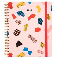 Agenda escolar Erik 2019|20 Semana vista Big Size Abstract semana vista  Rosa