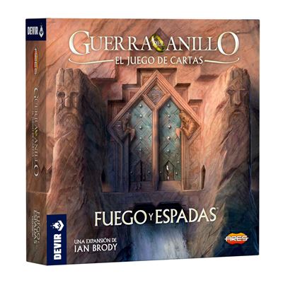 Juego de mesa guerra del anillo juego de cartas: fuego y espadas