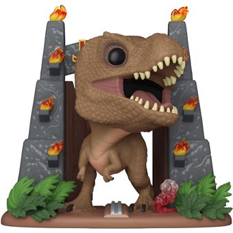 Figura Funko Deluxe Jurassic Park T-Rex en las puertas 13cm - 1