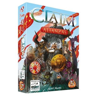 Juego de mesa claim: alianzas expansión