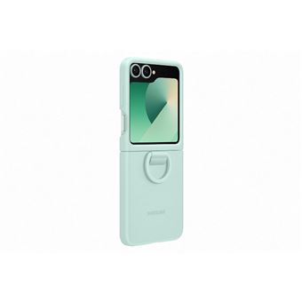 Funda de silicona Samsung Verde menta para Samsung Galaxy Z Flip6 - 1