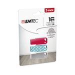 Pendrive Memoria USB 2.0 Emtec M750 16GB Pack