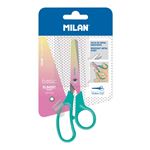 Tijeras Escolares Milan Basic Edición Sunset Mango Turquesa