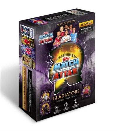 Mega lata cartas match attax ucl 25-26 - varios modelos