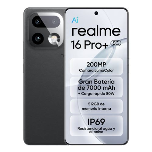 Realme 16 Pro+ 5g 6,83" 512gb Master Grey